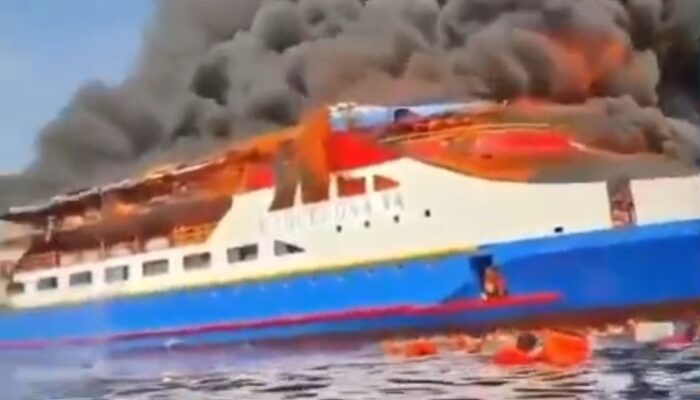 KMP Barcelona 5 Dilalap Api di Tengah Laut, Proses Identifikasi Korban Masih Berlangsung