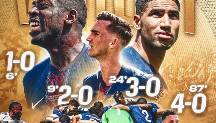 4-0, Paris Saint Germain Tiketkan Diri ke Final Piala Dunia Antarclub 2025