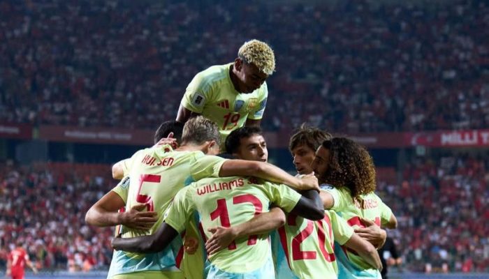 Turki Dibantai Spanyol 0-6 di Kandang, Persaingan Grup E Kualifikasi Piala Dunia Makin Sengit