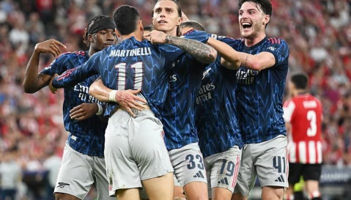 Awal Manis di Liga Champions, Arsenal Taklukkan Athletic Club dengan Skor 2-0