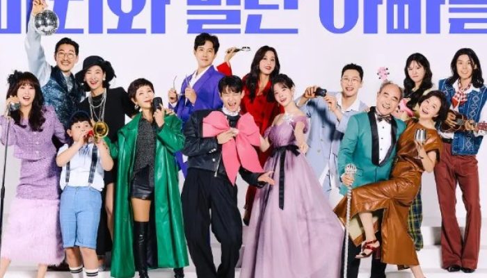 Poster Grup “Marie and Her Three Daddies” Ungkap Keluarga Unik Penuh Misteri