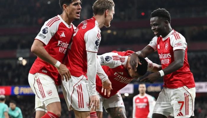Sensasi di Emirates: Arsenal Menang di Injury Time, Jauhkan Man City di Puncak