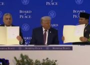 Prabowo Teken Piagam Dewan Perdamaian Gaza di Davos, Kawal Solusi Dua Negara