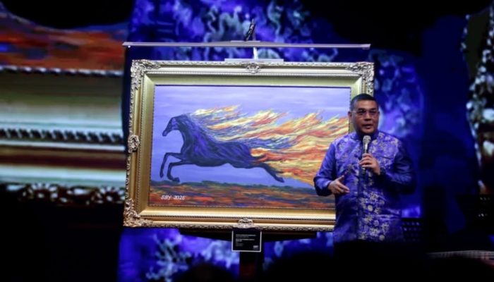Lukisan ‘Kuda Api’ SBY Terjual Rp 6,5 Miliar, Jadi Rebutan Konglomerat di Perayaan Imlek